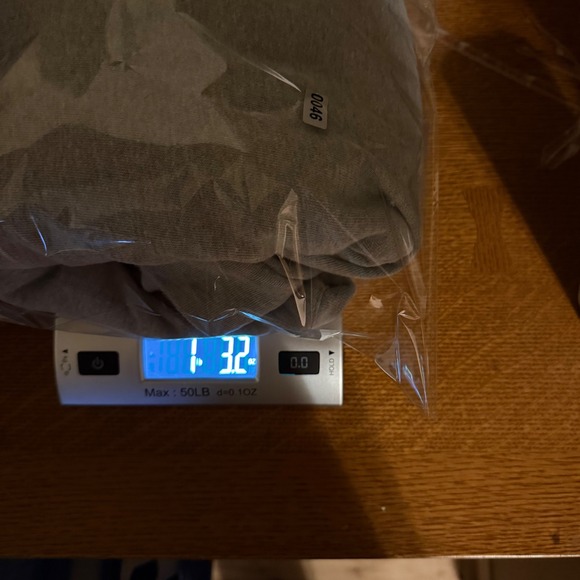 Halogen Gray Oversized Sweatshirt Balloon Sleeve Crewneck Cotton Womens Size 1XS - Picture 8 of 8